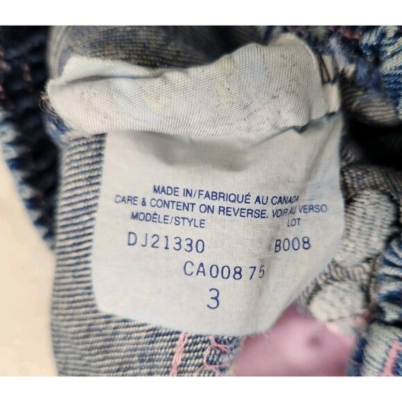 Vintage Disney Minnie Mouse Kids Size 3 Jeans Stretchy Waist Denim Mouse Gear - Picture 10 of 13